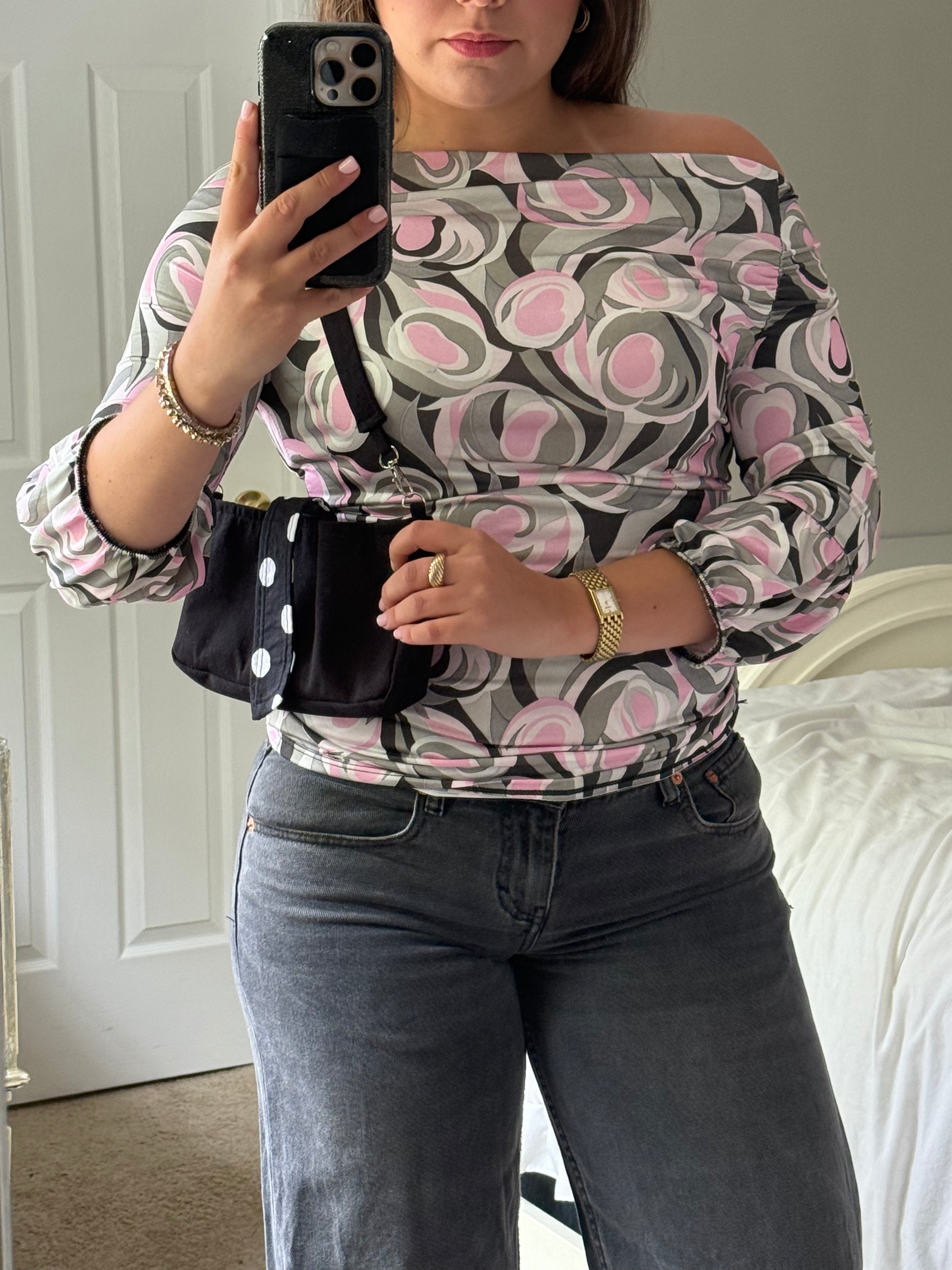 Amore Shoulder Bag: Noir