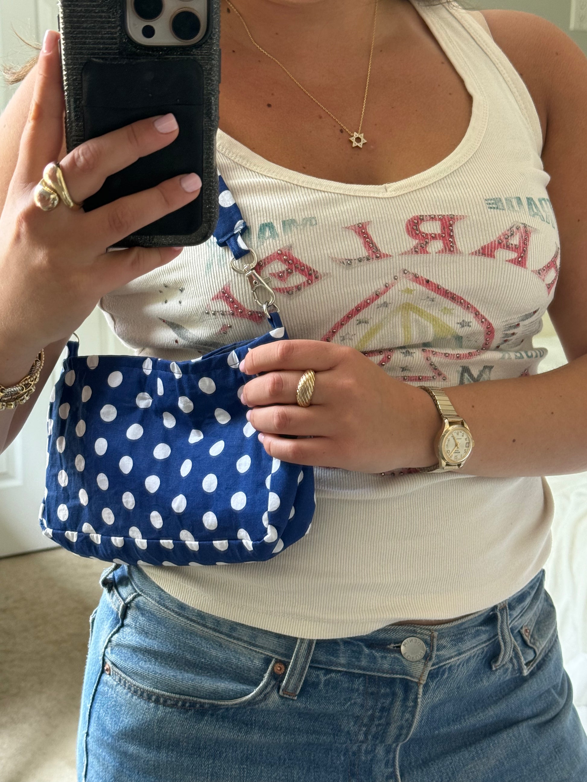 Classic Shoulder Bag: Cloudlit Navy